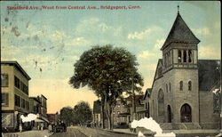 Stratford Ave, Central Ave Postcard