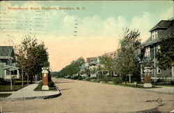 Westminster Road Flatbush Postcard