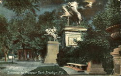 Entrance To Prospect Park Brooklyn, NY Postcard Postcard