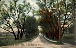 College Avenue, Tufts College Medford, MA Postcard Postcard