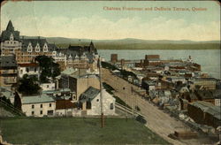 Chateau Frontenac And Dufferin Terrace Quebec Canada Postcard Postcard