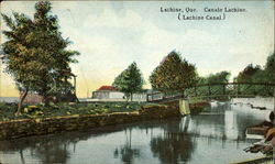 Lachine Canal Quebec Canada Postcard Postcard