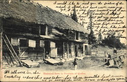 Thatched Barn In Province Postcard