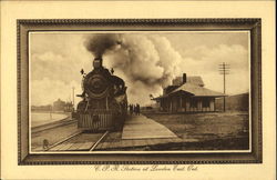 C. P. R. Station Postcard