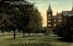 Grounds And Office Building, Mimico Asylum Postcard