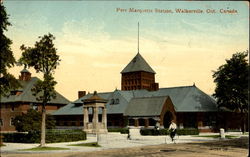 Pere Marquette Station Postcard