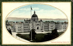 Parliament Buildings Victoria, BC Canada British Columbia Postcard Postcard