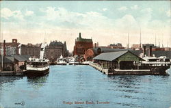 Yonge Street Dock Postcard