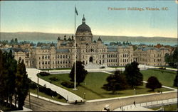 Parliament Buildings Victoria, BC Canada British Columbia Postcard Postcard