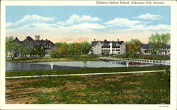 Chilocco Indian School Arkansas City, KS Postcard Postcard