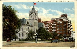 Court House And Wareham Hotel Postcard