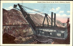 Largest Steam Shovel In The World Pittsburg, KS Postcard Postcard