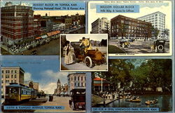 Topeka About Fifty Years Ago Kansas Postcard Postcard