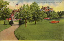 Hero Park Grymes Hill Staten Island, NY Postcard Postcard