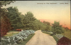 Driveway To The Aspinwall Lenox, MA Postcard Postcard