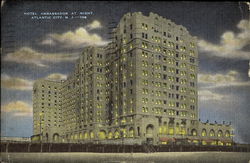 Hotel Ambassador At Night Postcard