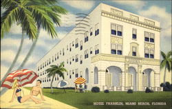 Hotel Franklin, Collins Avenue Corner 9th Street Postcard