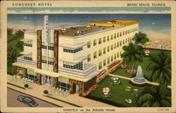 Somerset Hotel, 4th Street & Ocean Drive Miami Beach, FL Postcard Postcard