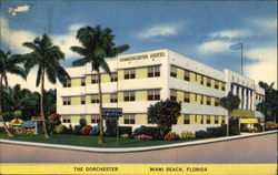 The Dorchester, Collins Ave. at 19th Facing the Ocean Miami Beach, FL Postcard Postcard