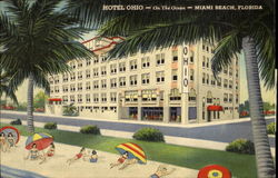 Hotel Ohio, Ocean At 14th St Miami Beach, FL Postcard Postcard