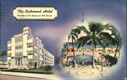 The Richmond Hotel, Ocean at 18th Street Postcard