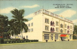 Cambridge Hotel, 330 Michigan Ave Miami Beach, FL Postcard Postcard