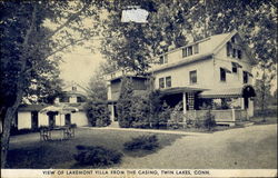 View Of Lakemont Villa, Casino Twin Lakes, CT Postcard Postcard