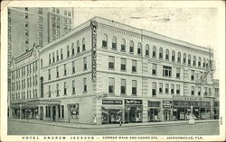 Hotel Andrew Jackson, Corner Main And Adams Sts Jacksonville, FL Postcard Postcard