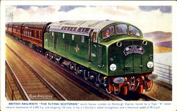 British Railways The Flying Scotsman Postcard