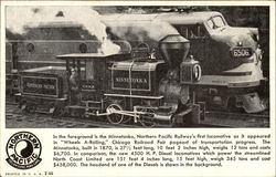 Northern Pacific Railways Trains, Railroad Postcard Postcard