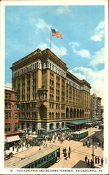 Philadelphia And Reading Terminal, 12th And Market Streets Postcard