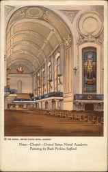 Nave Chapel United States Naval Academy Postcard