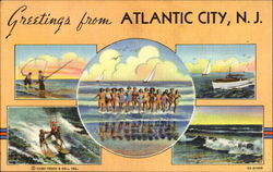 Greetings From Atlantic City Postcard