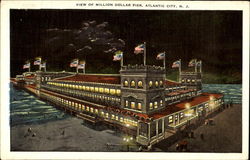 View Of Million Dollar Pier Postcard