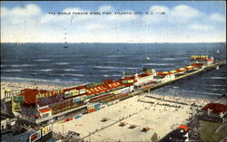 The World Famous Steel Pier Atlantic City, NJ Postcard Postcard