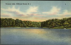 Treasure Lake Cliffwood Beach, NJ Postcard Postcard