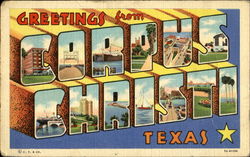 Greetings From Corpus Christi Postcard