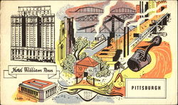 Hotel William Penn Pittsburgh, PA Postcard Postcard