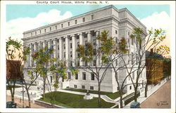 County Court House White Plains, NY Postcard Postcard