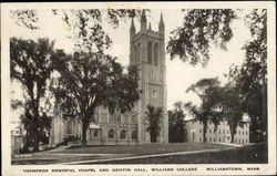 Thompson Memorial Chapel And Griffin Hall, Williams College Postcard