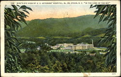 Bird's Eye View Of U. S. Veterans Hospital Oteen, NC Postcard Postcard