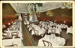 Restaurant De Luxe, 115 Nassau Street Postcard