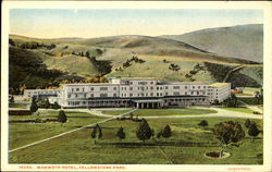 Mammoth Hotel Yellowstone National Park Postcard Postcard