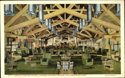 Grand Canyon Hotel Yellowstone National Park Postcard Postcard