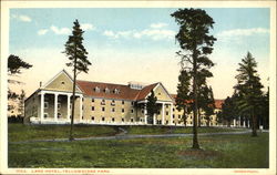 Lake Hotel Yellowstone National Park Postcard Postcard