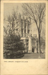 The Library, Vassar College Postcard