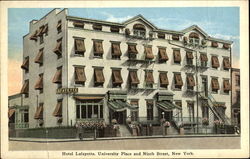 Hotel Lafayette, University Place and Ninth Street Postcard