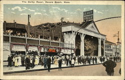 The Derby Racer Revere Beach, MA Postcard Postcard