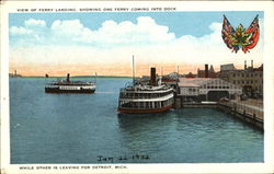 View Of Ferry Landing Postcard