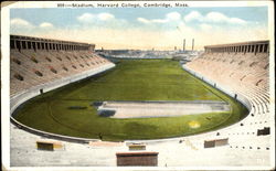 Stadium, Harvard College Postcard